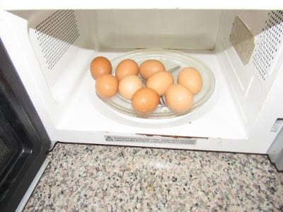 microwave eggs without exploding boil